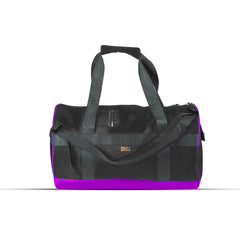 BagX - Journey Duffel Black / PUrple Parachute Duffelbag, Black/PUrple