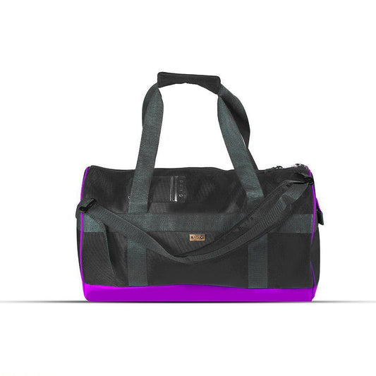 BagX - Journey Duffel Black / PUrple Parachute Duffelbag, Black/PUrple