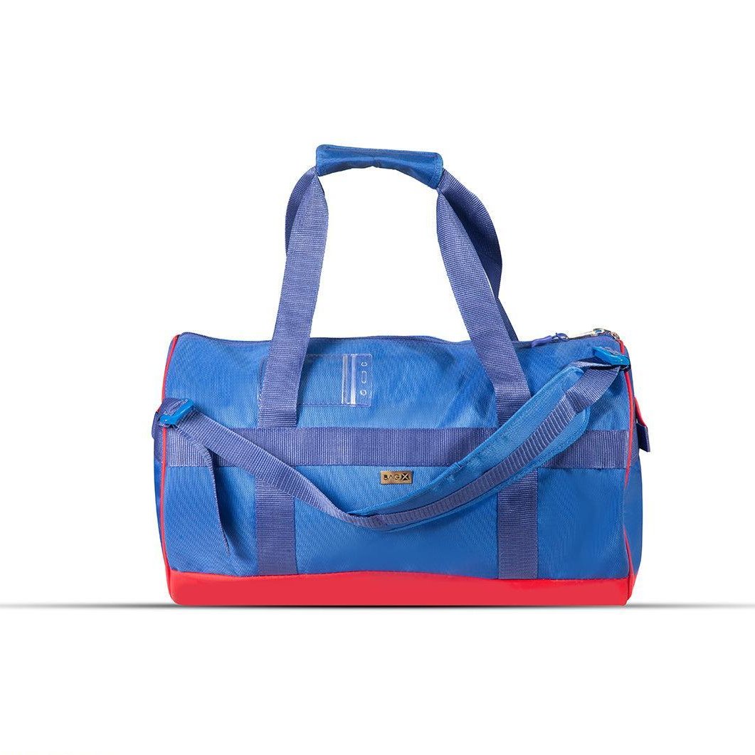 BagX - Journey Duffel Blue / Red Parachute Duffelbag, Blue