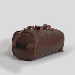 BagX - Zorro Duffel Choco PU Leather Duffelbag, Choco