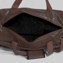 BagX - Zorro Duffel Choco PU Leather Duffelbag, Choco