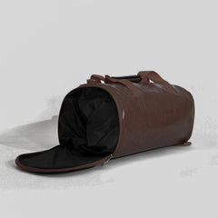 BagX - Zorro Duffel Choco PU Leather Duffelbag, Choco