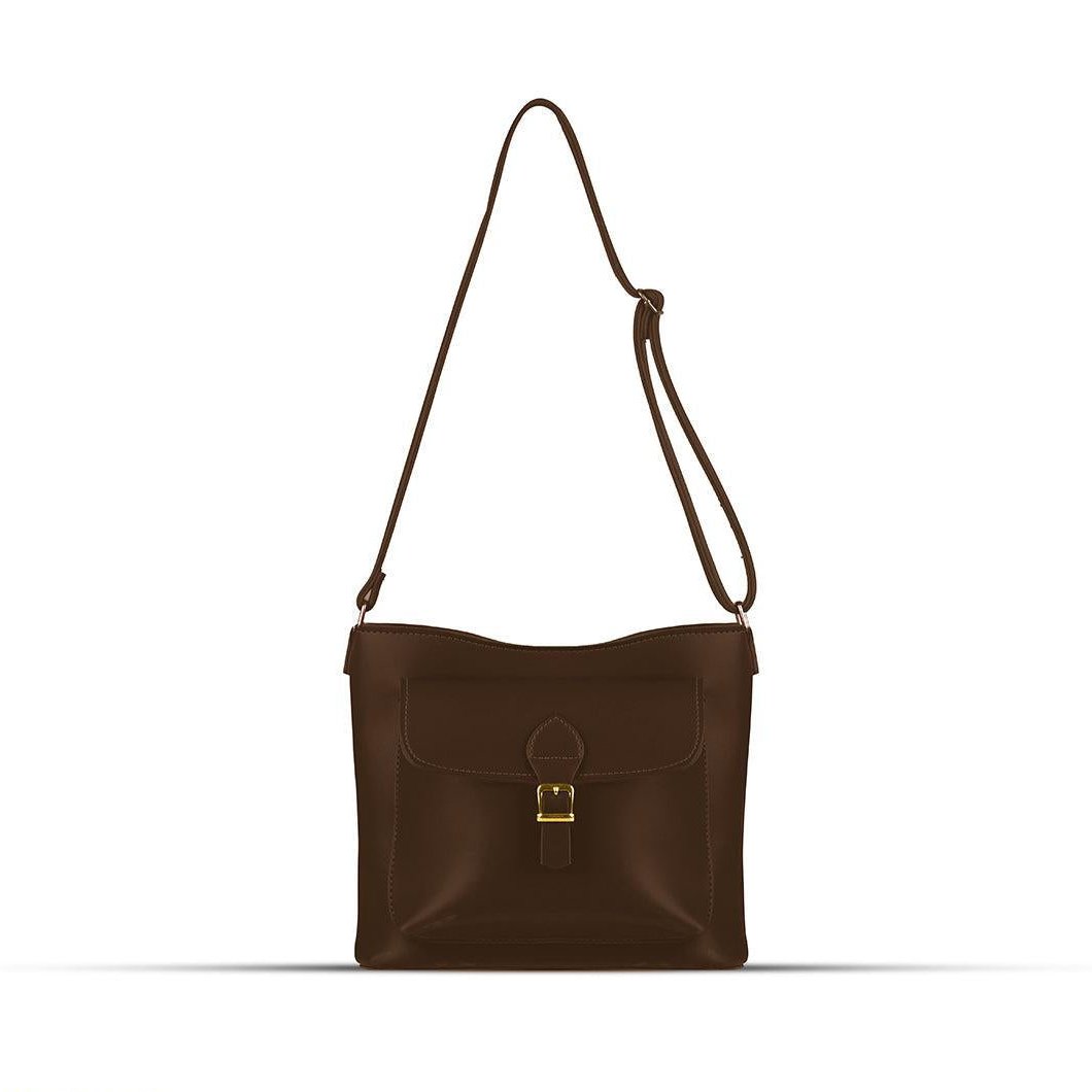 BagX - Coco Choco PU Leather Shoulderbag, Choco