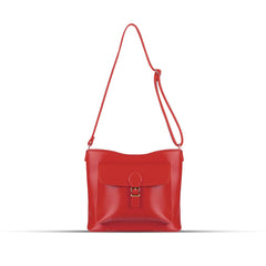 BagX - Coco Red PU Leather Shoulderbag, Red