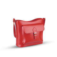 BagX - Coco Red PU Leather Shoulderbag, Red