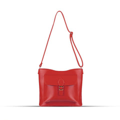 BagX - Coco Red PU Leather Shoulderbag, Red