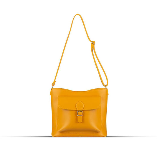 BagX - Coco Yellow PU Leather Shoulderbag, Yellow