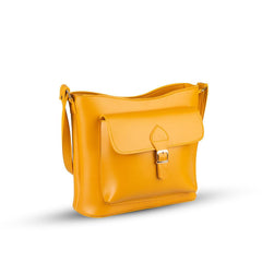 BagX - Coco Yellow PU Leather Shoulderbag, Yellow