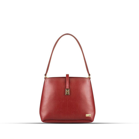 BagX- Marigold Maroon  PU Leather Handbag, Maroon