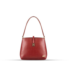 BagX- Marigold Maroon  PU Leather Handbag, Maroon