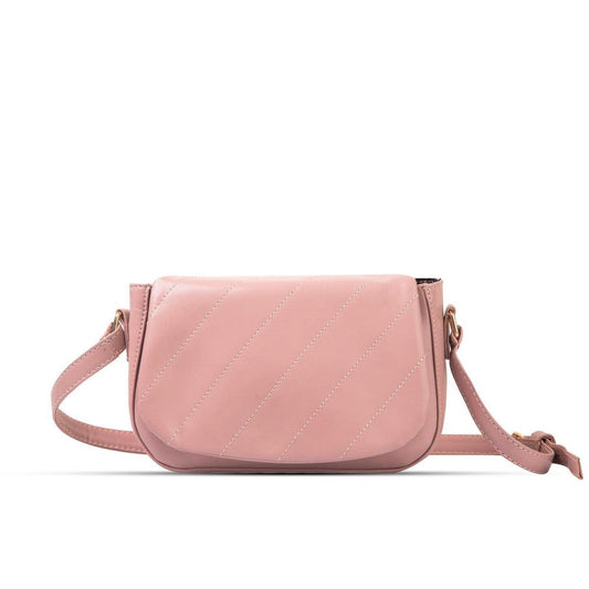 Bag X-Dune Pink Flap Style PU Leather Handbag