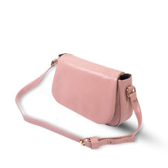 Bag X-Dune Pink Flap Style PU Leather Handbag