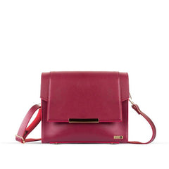 Bag X-Blaze Maroon PU Leather Handbag