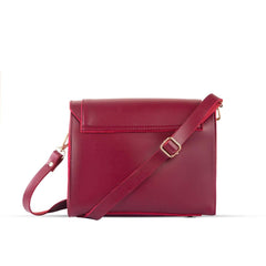 Bag X-Blaze Maroon PU Leather Handbag