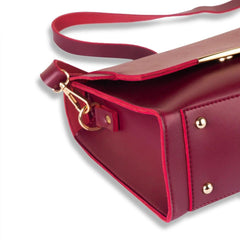 Bag X-Blaze Maroon PU Leather Handbag