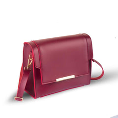 Bag X-Blaze Maroon PU Leather Handbag