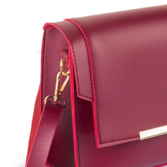 Bag X-Blaze Maroon PU Leather Handbag