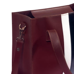 Bag X-Pu Leather Baku Shoulder Bag Maroon