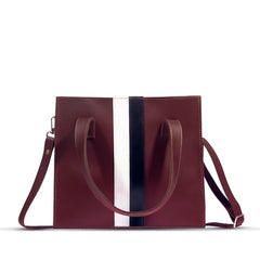 Bag X-Pu Leather Baku Shoulder Bag Maroon