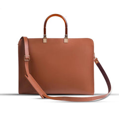 Bag X-Pu Leather Allenora Brown Handbag