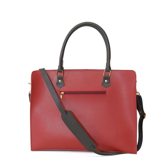 BagX -Women's Synthetic Craze Laptop Bag Maroon