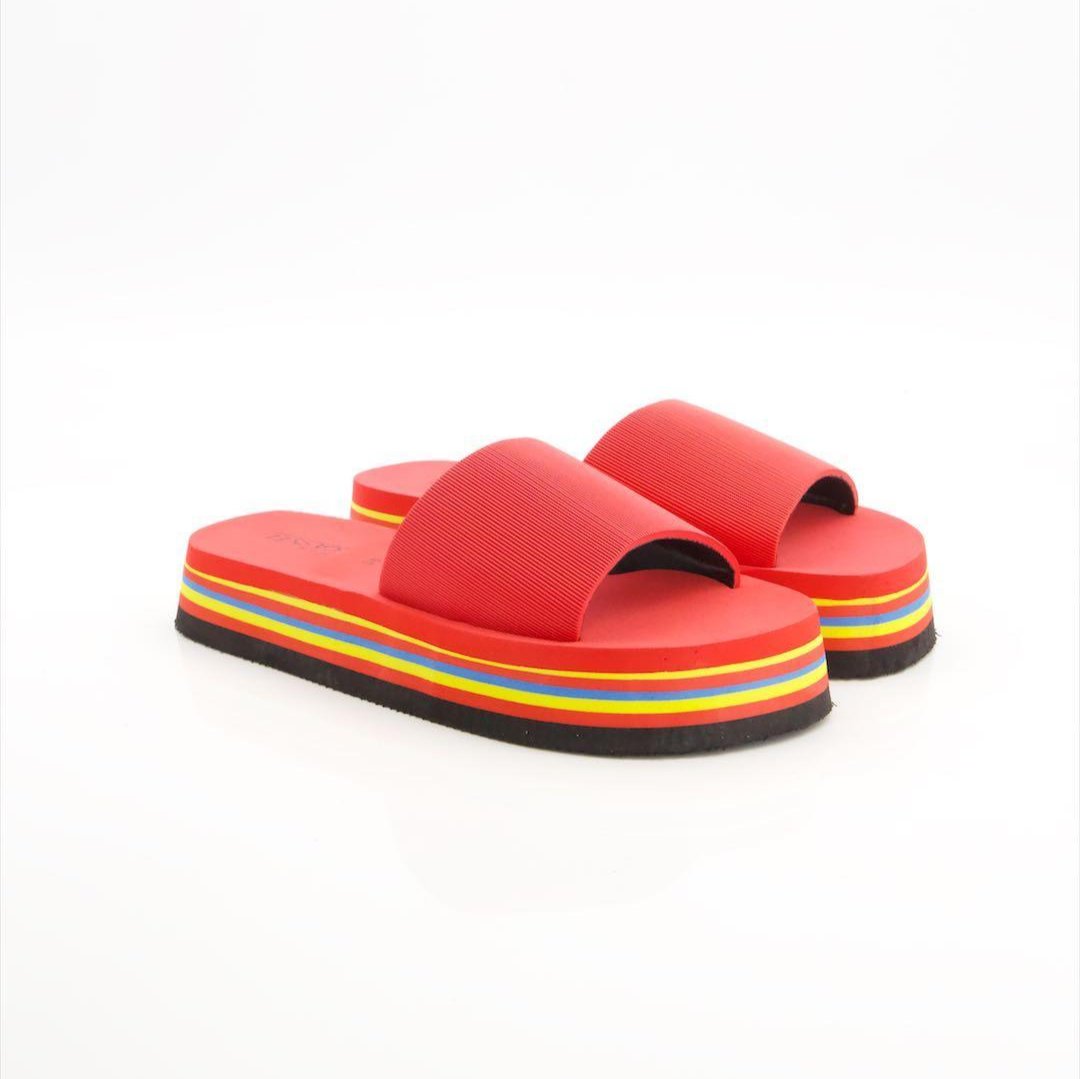 Black Camel - Sandal -(0011)- Red