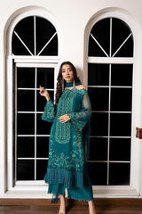 3Pcs Norans Chiffon Embroided Suit