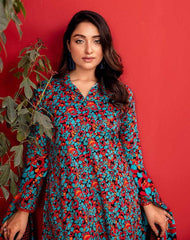 3 Pcs Women Unstitched Linen Printed Suit -Soha