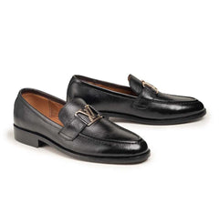 Men's Troy Black Leather Formal Shoes