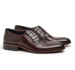 Men's Mexican Brown Leather Formal Shoes