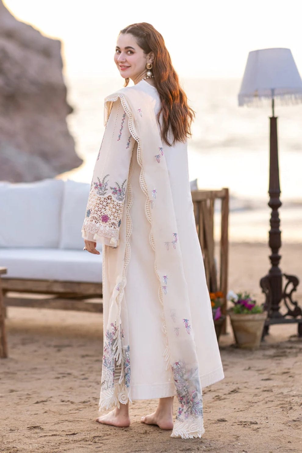 Pakistani Embroidered Lawn Suit