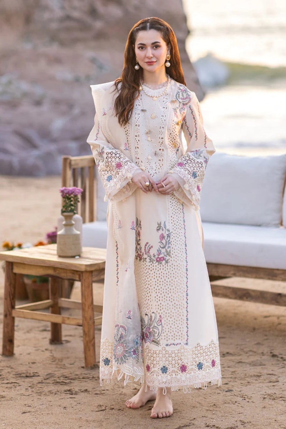 Pakistani Embroidered Lawn Suit