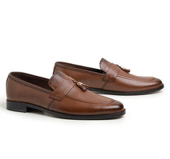 Men's Giant Brown Leather Formal Shoes