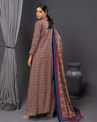 3 Pcs Women Unstitched Linen Printed Suit -Soha