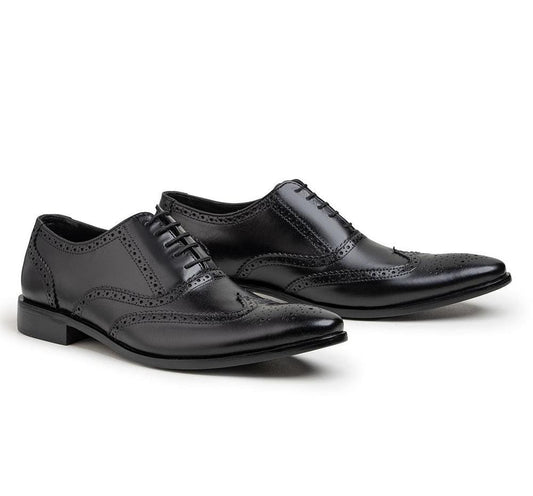 Men's Gazing Black Leather Formal Shoes