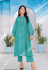 2 Pcs Women Unstitched Khaddar Printed Suit TKC-05